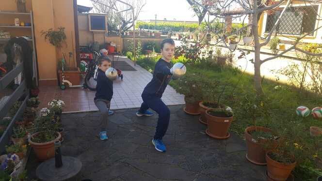 FENCERS AT HOME