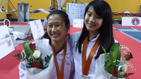 Giochi Asiatici 2016 Jessica Ong e Iwee