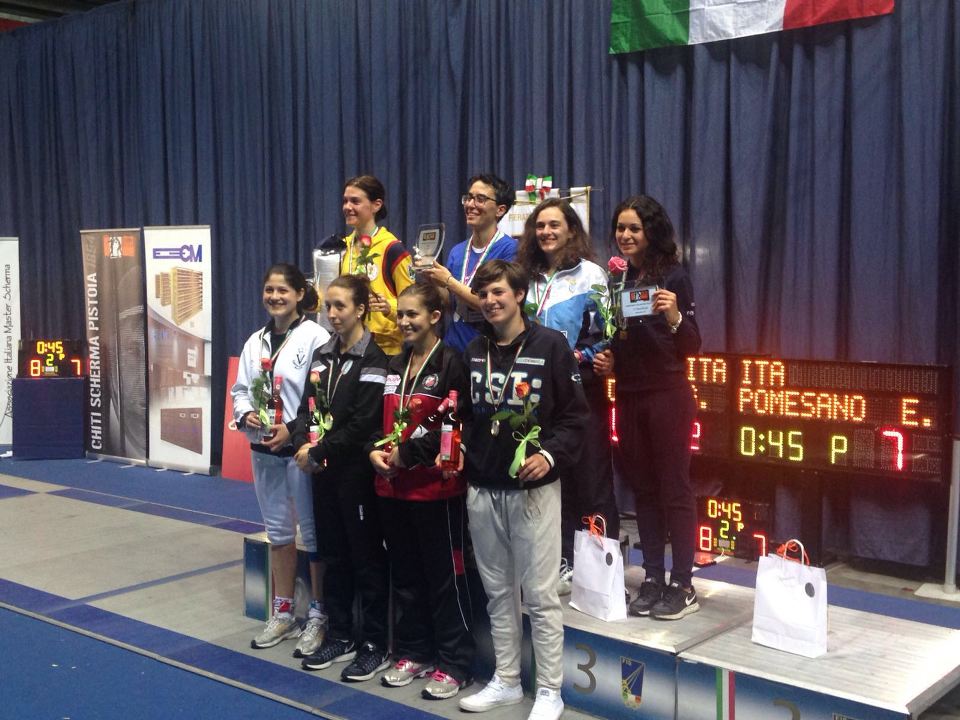 SOFIA DRAG BRONZO AI CAMPIONATI ITALIANI MASTER DI SPADA