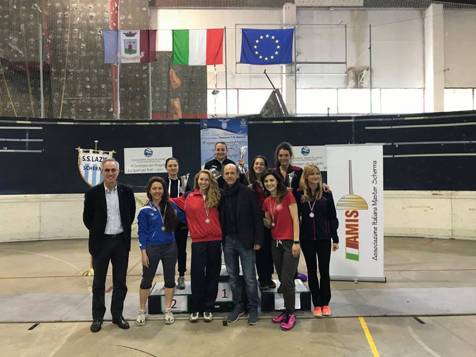 23 aprile 2017 Palariccia 6^ prova nazionale master  Fioretto femminile cat. 0 (foto C.Alfano)