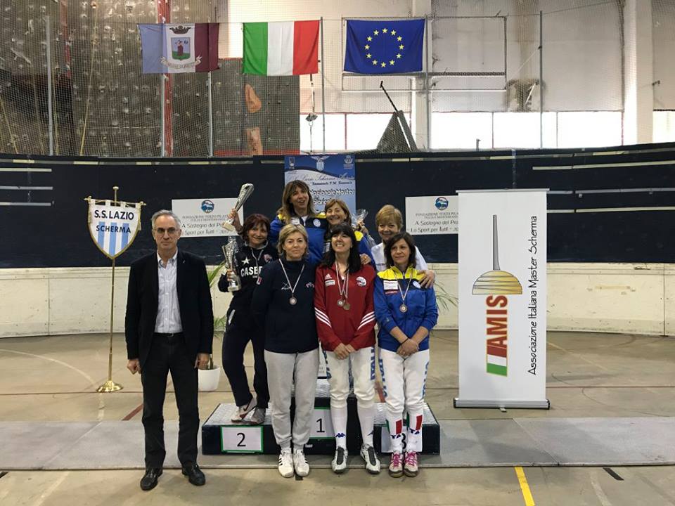 23 aprile 2017 Palariccia 6^ prova nazionale master  Fioretto femminile cat. 2 e 3 (foto C.Alfano)