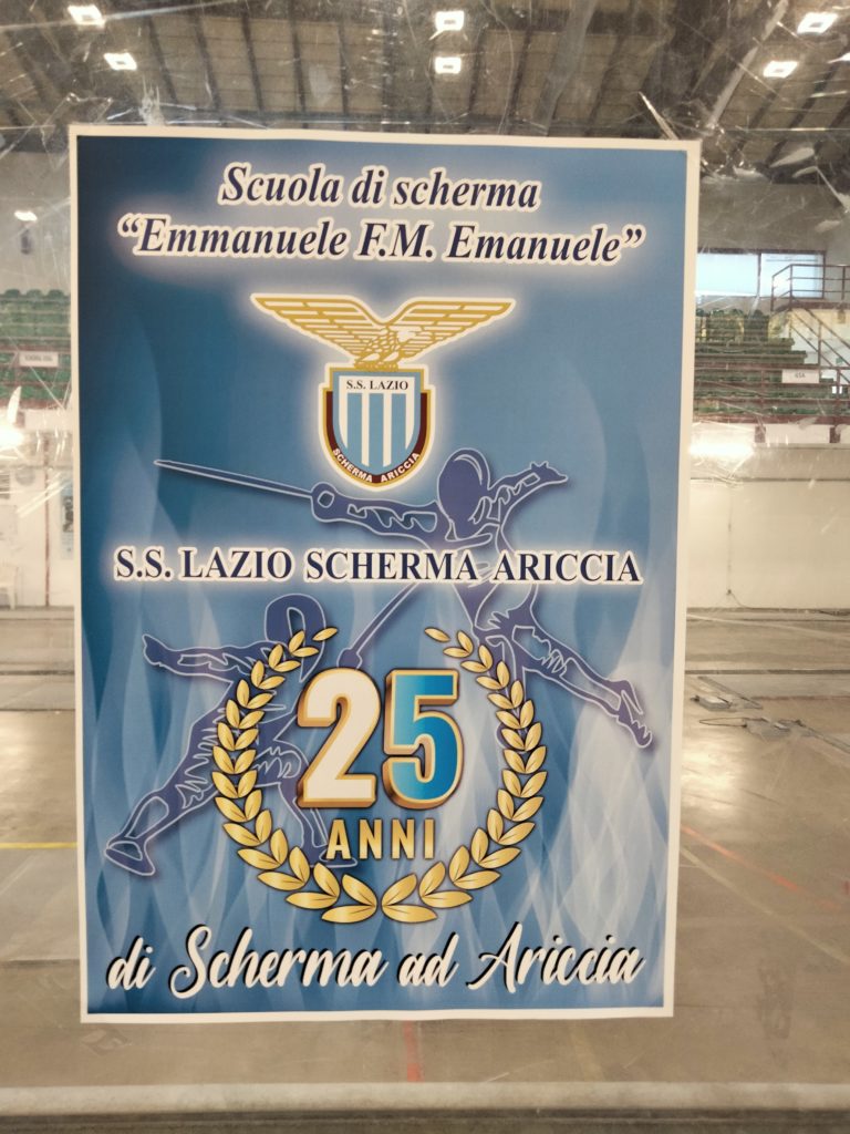 Manifesto 25 anni Lazio Scherma Ariccia
